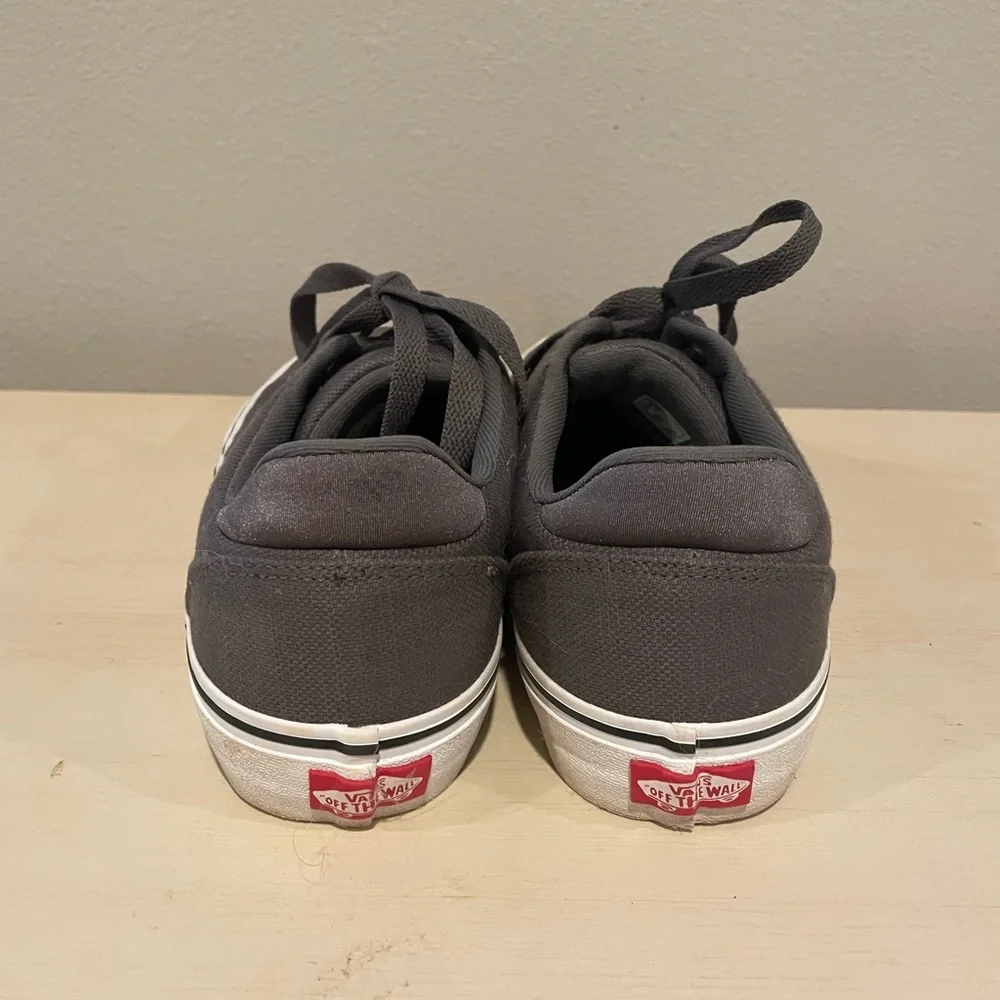 Vans Atwood Dark Gray Deluxe Comfort Ortholite Men‎ Shoes Size 8